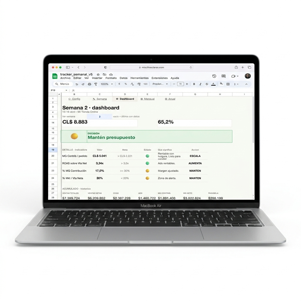 Cifras Claras — Tracker semanal · Edición 2026